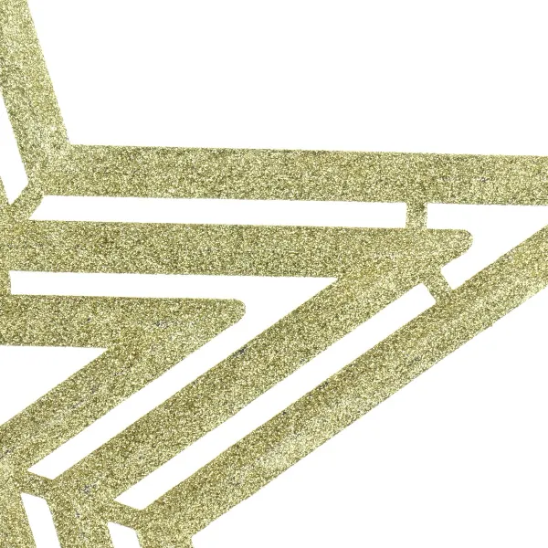 Weihnachtsstern 3-fach Goldfarben Ø 39 cm - Kunststoff