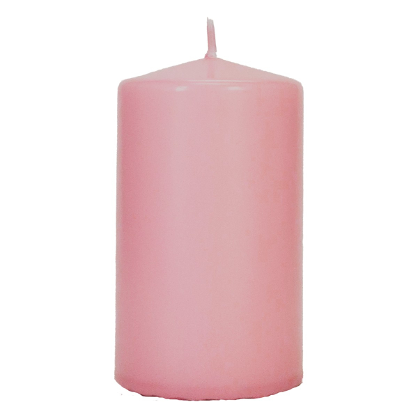 Wenzel Safe Candle® Stumpenkerze Antikrosa Ø 60 mm, Höhe 100 mm - Wachs