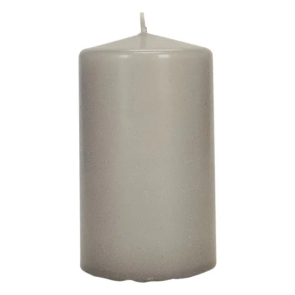 Wenzel Safe Candle® Stumpenkerze Silbergrau Ø 70 mm, Höhe 130 mm - Wachs Wenzel Safe Candle® Stumpenkerze Silbergrau Ø 70 mm, Höhe 130 mm - Wachs