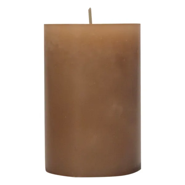 Wenzel Safe Candle Trend Stumpenkerze Erdnussbraun Ø 60 mm, Höhe 130 mm - Wachs Wenzel Safe Candle Trend Stumpenkerze Erdnussbraun Ø 60 mm, Höhe 130 mm - Wachs