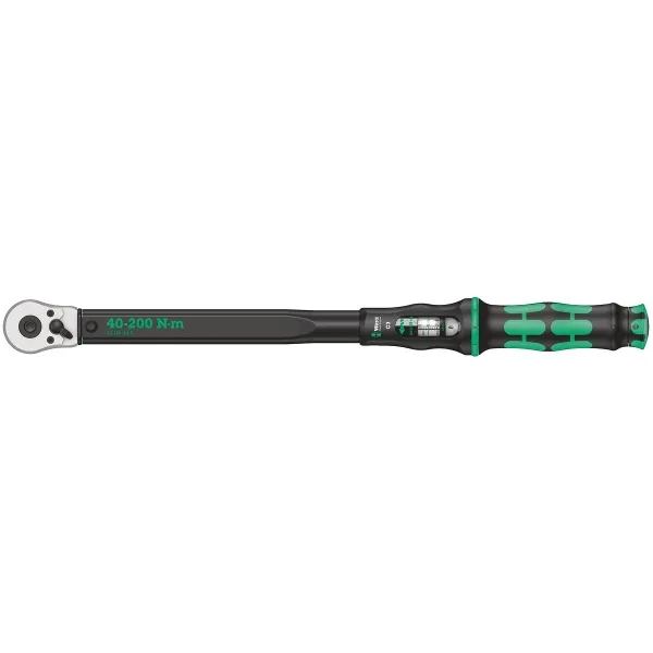 Wera Click-Torque C 3 Drehmomentschlüssel mit Umschaltknarre 40-200 Nm Wera Click-Torque C 3 Drehmomentschlüssel mit Umschaltknarre 40-200 Nm