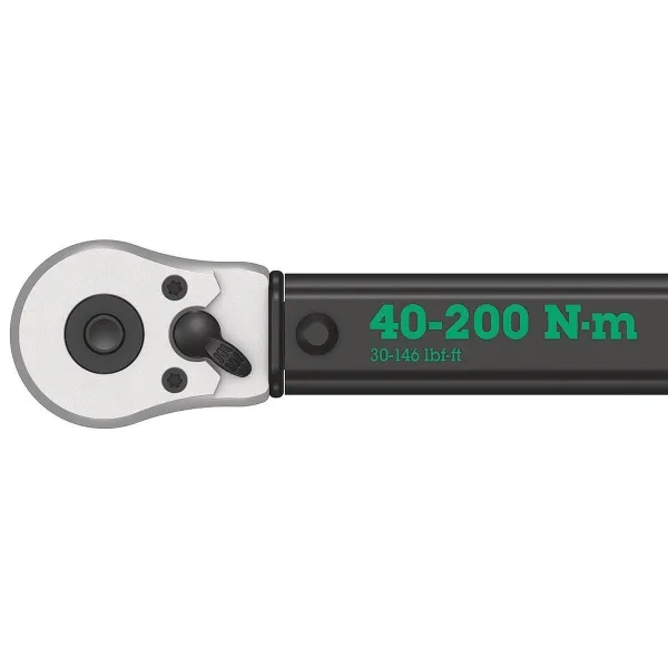 Wera Click-Torque C 3 Drehmomentschlüssel mit Umschaltknarre 40-200 Nm
