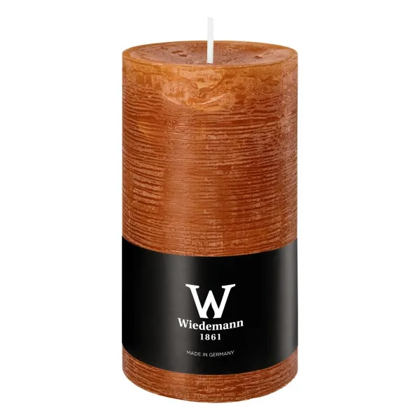 Wiedemann Marble Rustik Stumpenkerze Dukat, Ø 68 mm, Höhe 160 mm
