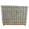 VAN DER LEEDEN Raumtrenner Rattan XL groß 100 x 45 x 82 cm