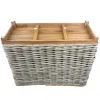 VAN DER LEEDEN Raumtrenner Rattan XL groß 100 x 45 x 82 cm