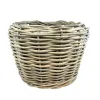 VAN DER LEEDEN DRYPOT® Rattan Pflanzkübel Grau Ø 68 cm - Sylter Körbe