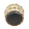 VAN DER LEEDEN DRYPOT® Rattan Pflanzkübel Grau Ø 59 cm - Sylter Körbe