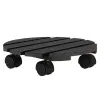 Esschert Design Pflanzenroller Outdoor rund mit Rillen Ø 28 cm - WPC