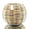 VAN DER LEEDEN DRYPOT® Rattan Tina Pflanzkübel Braun Ø 58 cm - Sylter Körbe