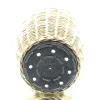 VAN DER LEEDEN DRYPOT® Rattan Pflanzgefäß Grau ca. Ø 65 cm - Sylter Körbe
