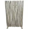 VAN DER LEEDEN Paravent Teak Natur 110 cm x 30 cm Höhe 175 cm