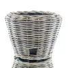 VAN DER LEEDEN DRYPOT® Rattan Gartenschlauchhalter Ø 45 Höhe 37 cm