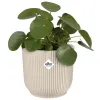 elho® Vibes Übertopf Fold Leinenweiß Ø 22 cm - Kunststoff