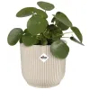 elho® Vibes Übertopf Fold Leinenweiß Ø 25 cm - Kunststoff