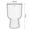 elho® Vibes Übertopf Fold Cup Anthrazit Ø 14 cm - Kunststoff