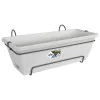 elho® Barcelona Balkonkasten Weiß 50 cm all-in-1 mit Halterung