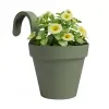 artevasi© CAPRI SINGLE Balkontopf Olivgrün 20 cm zum Einhängen - Kunststoff
