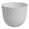 artevasi© HAVANA TROPICAL Pflanztopf Granite White weiß Ø 20 cm - Kunststoff