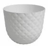artevasi© HAVANA TROPICAL Pflanztopf Granite White weiß Ø 30 cm - Kunststoff