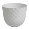artevasi© HAVANA TROPICAL Pflanztopf Granite White weiß Ø 40 cm - Kunststoff