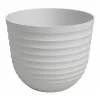 artevasi© HAVANA WAVES Pflanztopf Limestone Grey hellgrau Ø 40 cm - Kunststoff