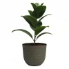 artevasi© HAVANA WAVES Pflanztopf Moss Green dunkelgrün Ø 20 cm - Kunststoff