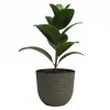 artevasi© HAVANA WAVES Pflanztopf Moss Green dunkelgrün Ø 40 cm - Kunststoff