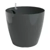 artevasi© SAN REMO Pflanzgefäß SWS Anthrazit mit Bewässerung Ø 42 cm - Kunststoff