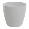 artevasi© SAN REMO Pflanzgefäß & Übertopf Weiß glänzend Ø 30 cm - Kunststoff