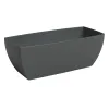 artevasi© SIENA Pflanzgefäß Anthrazit 40 x 14,7 cm - Kunststoff