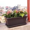 artevasi© VENEZIA Blumenkasten Anthrazit 40 cm - Kunststoff