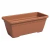 artevasi© VENEZIA Blumenkasten Terracottafarben 50 cm - Kunststoff