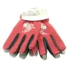 BLACKFOX® Garten - Handschuhe Lady´s Line Rot mit Dekor Größe 8/M