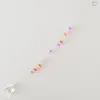 Boltze Girlande Suncatcher Stein Lila/Orange/Pink/Transparent Ø 3,8 cm L: 62 cm