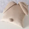 Boltze Osterkissen Conej Beige mit Ohren 45 x 45 cm - Polyesterplüsch