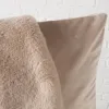 Boltze Osterkissen Conej Beige mit Ohren 45 x 45 cm - Polyesterplüsch