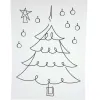 Boltze Weihnachtsdeko Fensterbilder Nael Schwarz 3 Motive 30 x 40 cm - PVC