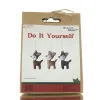 Boltze Weihnachtsdeko Kinder Do It Yourself Bastelset Hirsch Lian für 3 Anhänger