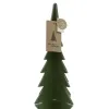 Boltze Weihnachtsdeko Tannenbaum Ceti L Dunkelgrün 30,3 cm - Holz
