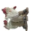Boltze Weihnachtsdeko Wichtel Roland auf dem Hosenboden rutschend - Kunstharz