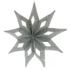 Boltze Weihnachtssternanhänger Kassio Dunkelgrau Ø 40 cm - Filzstoff