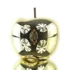 CREATIV home Apfel Goldfarben Handarbeit Ø 12 cm - Keramik