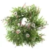 DEKO® FLORALE Blütenkranz Rosa Ø 24 cm - Kunstblumen