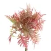 DEKO® FLORALE Farnwedel Pink ca. 36 cm im 5er Bund - Kunstpflanzen