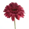 DEKO® FLORALE Gerbera Dunkelrosa Ø 7cm mit 46 cm Stiellänge - Kunstblumen
