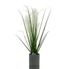 DPI Grasarrangement im grauen Topf 50 cm - Kunstpflanzen