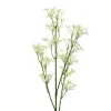 DPI Mini Blütenzweig Cremeweiß 67 cm - Kunstblumen