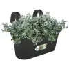 elho® Green Basics Easy Pflanzgefäß L Living Black schwarz zum Einhängen - Kunststoff