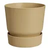 elho® Greenville Pflanzgefäß Sandfarben Ø 47 cm - Kunststoff