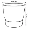 elho® Greenville Pflanzgefäß Weiß Ø 47 cm - Kunststoff